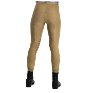 Ladies Silicone Gel Knee Patch Cotton Knit Breeches