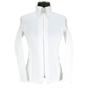 Youth Zip Up Fitted Show Shirt